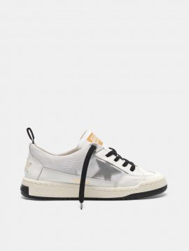 Goolden Goose Yeah sneakers with silver star White G36WS602.A1