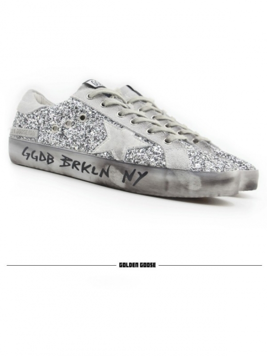 Gray Glitter Sneakers