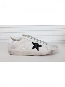 Gray White Black Superstar Sneakers
