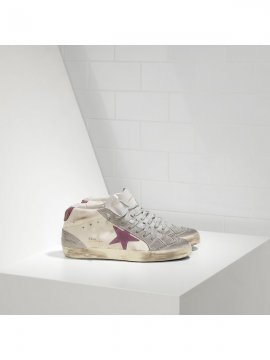 Pink Khaki White Red Mid Star Sneakers