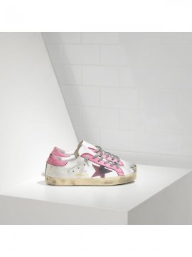 Pink White Superstar Sneakers