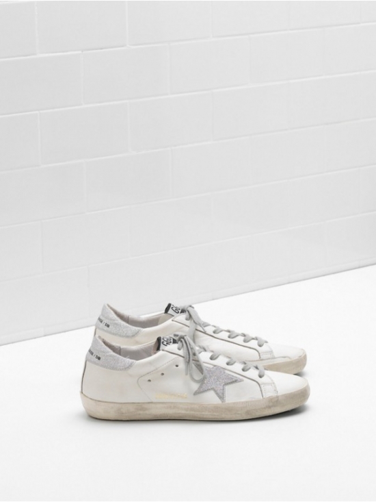 Silver Superstar Sneakers