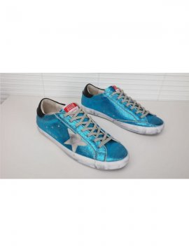 Blue Glitter Sneakers