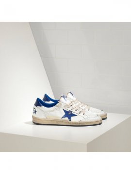 Blue White Ball Star Sneakers