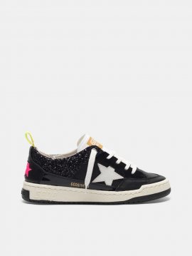 Golden Goose Yeah sneakers with white star Black G36WS602.A2