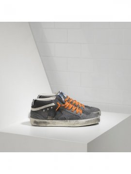 Gray Mid Star Sneakers