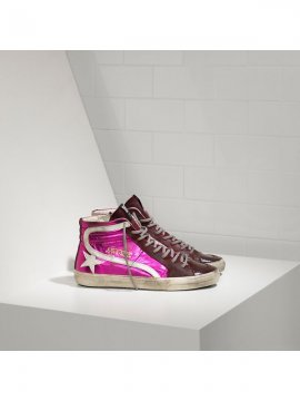 Pink Purple Slide Sneakers