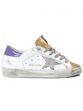 White Gold Superstar Sneakers