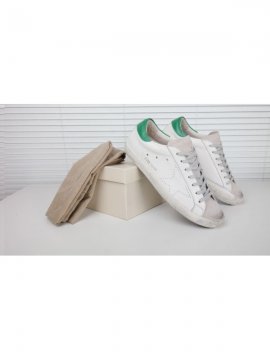 White Green Superstar Sneakers