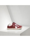 White Red Superstar Sneakers