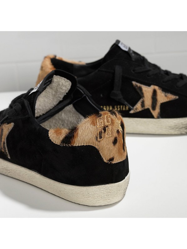 Black Leopard Sneakers