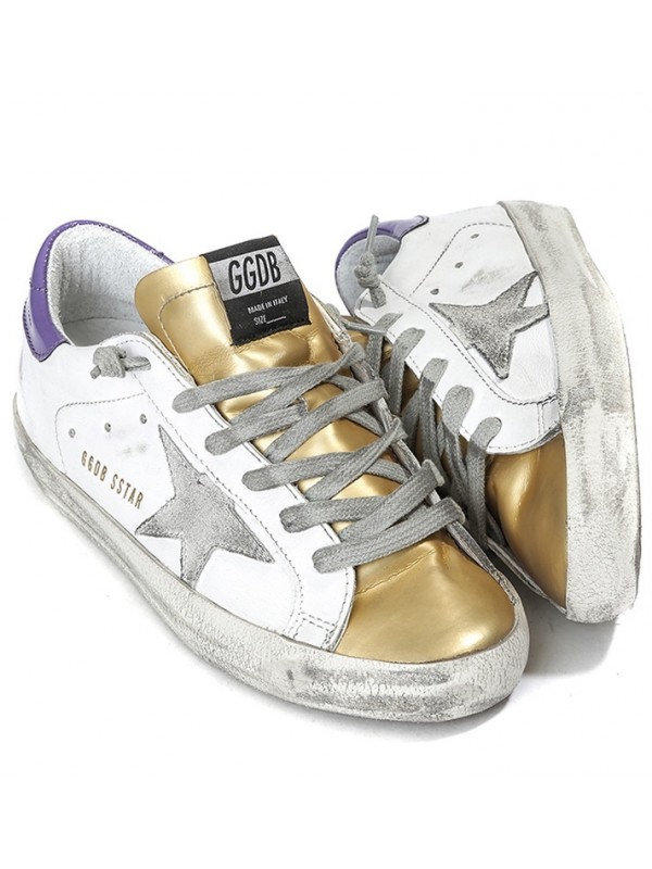 White Gold Superstar Sneakers [G77WS808] - $184.00 : Golden Goose Outlet